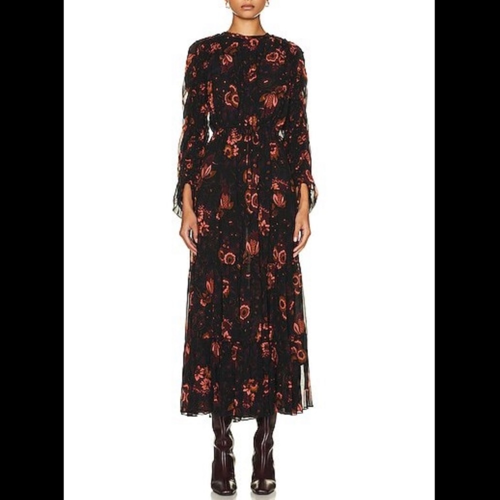 ULLA JOHNSON Noelle midi dress Sz 0